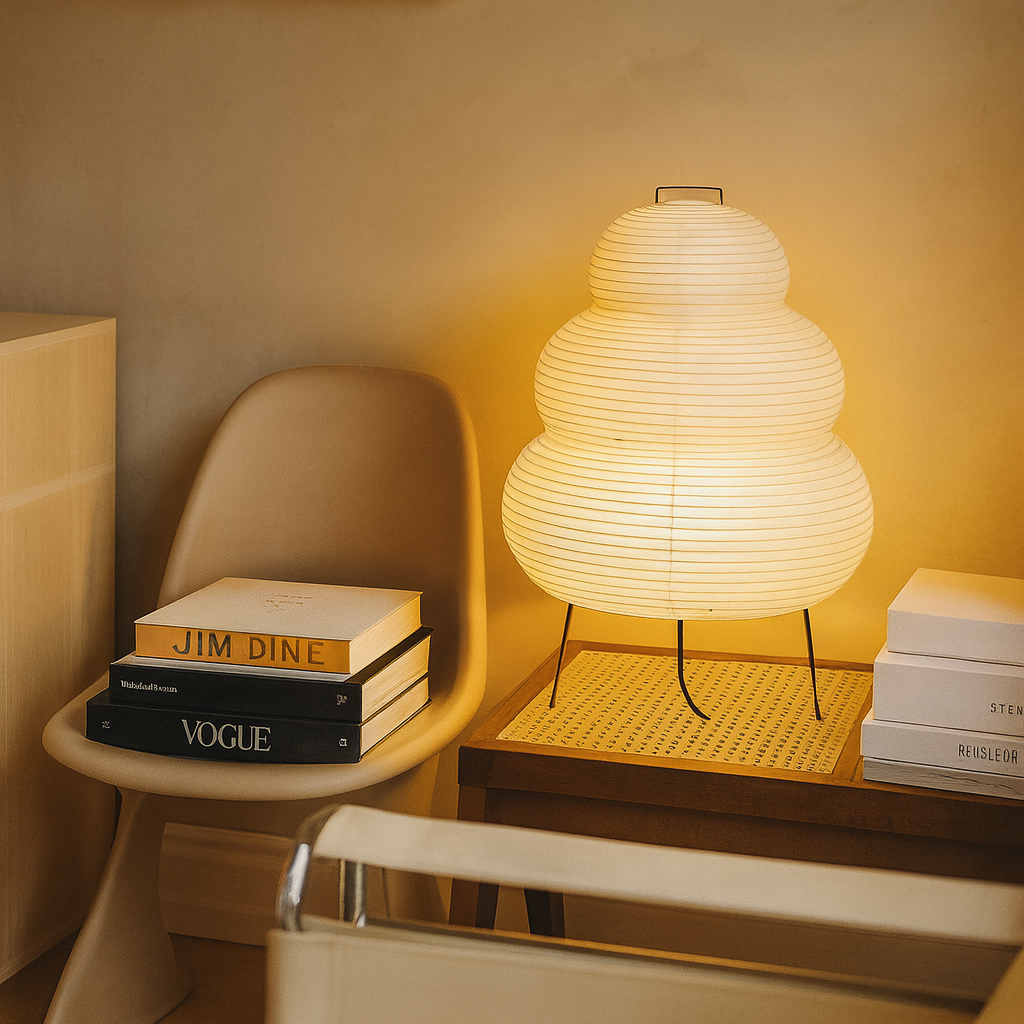 ELVA | LAMPE EN PAPIER JAPONAIS